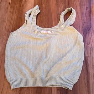 knitted crop top